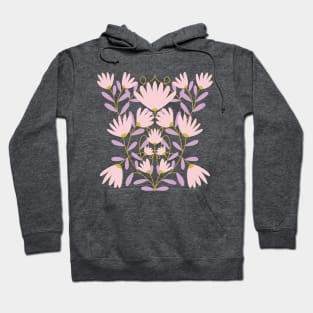 Pastel Floral Damask Hoodie